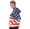 American Flag Unisex Pullover Hoodie 155455, Johnson City, Tennessee, TN