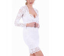 InstantFigure Two-Piece Short Lace Dress Matching Lace Jacket 157693, Grand Prairie, Texas, TX