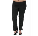 InstantFigure Curvy Plus Size Straight Leg Pant with Slit 16801MC, Troy, Michigan, MI