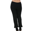 InstantFigure Curvy Plus Size Straight Leg Pant with Slit 16801MC, Union City, New Jersey, NJ
