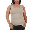 InstantFigure Curvy Plus Size Casual Scoop Neck Tank Top 168021C, Johnson City, Tennessee, TN