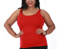 InstantFigure Curvy Plus Size Casual Scoop Neck Tank Top 168021C, Jersey City, New Jersey, NJ