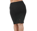 InstantFigure Curvy Plus Size Short Pencil Skirt with Back Zip 16807MC, Union City, New Jersey, NJ