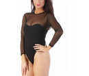 InstantFigure Bodysuit Mesh Yoke Long Sleeve 168612, Bossier City, Louisiana, LA