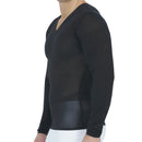 Insta Slim I.S.Pro USA Power Mesh Compression Long Sleeve V-Neck - 180VLS001, Killeen, Texas, TX