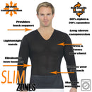 Insta Slim I.S.Pro USA Power Mesh Compression Long Sleeve V-Neck - 180VLS001, Athens, Georgia, GA
