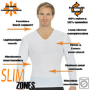 Insta Slim I.S.Pro USA Power Mesh Compression Long Sleeve V-Neck - 180VLS001, Carson City, Nevada, NV