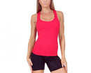 Activewear Basic Ribbed Scoop-Neck Racer-Back Tank Top - 253203