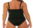 InstantFigure Curvy Plus Size Swimsuit Scoop with shirred side One Piece 13592PC