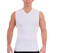 Insta Slim USA Medium Compression Sleeveless High V-neck Shirt-2VAT013, Winnemucca, Nevada, NV
