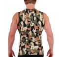 Insta Slim Big & Tall Camo Activewear Crew Neck Tank - 3MAT018BT, Topeka, Kansas, KS