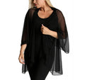 InstantFigure InstaWrap Sheer Mesh Long Shawl Coverup 33COLS, Natchitoches, Louisiana, LA