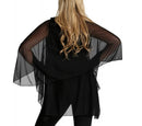 InstantFigure InstaWrap Sheer Mesh Long Shawl Coverup 33COLS, Anaheim, California, CA