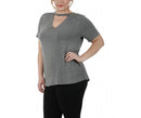 Short Sleeve Top W/Front V-Cutout 3531906C, Thornton, Colorado, CO