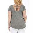 Spider Back Short Sleeve Top 3532098, Tustin, California, CA