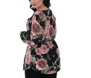 Long Sleeve Floral Georgette Fashion Top 3537264C, Danville, Virginia, VA