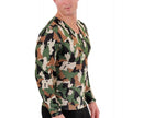 Insta Slim Big & Tall Camo Activewear Long Sleeve V-Neck - 3VLST01BT, North Charleston, South Carolina, SC