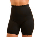 High Waisted Long Leg Shaper Shorts- Lace Trim Plus Silicone 153U267, Jeffersonville, Indiana, IN