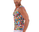 Insta Slim USA Flag Activewear Muscle Tank 5MAT001, Medford, Oregon, OR