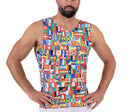 Insta Slim Big & Tall Flags Activewear Sleeveless Crew neck 5TAT0N1BT, Memphis, Tennessee, TN