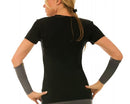 InstantFigure Activewear Compression Short Sleeve V-Neck Top - AWT023, Greenville, South Carolina, SC
