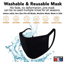 Reusable Fully Lined Cotton Black Face Mask 168M2181, Garden City, Kansas, KS
