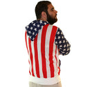 American Flag Men Long Sleeve Zip-Up Hoodie Jacket - 155119, Altoona, Pennsylvania, PA