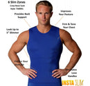Insta Slim Activewear High Compression Crew Neck Tank TA00N1, New Rochelle, New York, NY