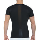 Insta Slim I.S.Pro USA Compression Short Sleeve Crew Neck Shirt W/Side & Back Power Mesh Panels TS2307, Lansing, Michigan, MI