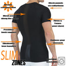 Insta Slim I.S.Pro USA Compression Short Sleeve Crew Neck Shirt W/Side & Back Power Mesh Panels TS2307, Smyrna, Georgia, GA