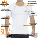 Insta Slim I.S.Pro USA Compression Short Sleeve Crew Neck Shirt W/Side & Back Power Mesh Panels TS2307, Wilmington, North Carolina, NC