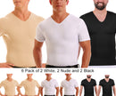 6-Pack Insta Slim Big & Tall Compression V-Necks VS0006BT, Huntersville, North Carolina, NC