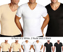 6-Pack Insta Slim Compression V-Necks VS0006, San Francisco, California, CA