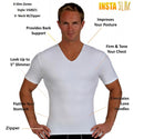 Insta Slim Compression V-Neck with Right Side Zip VS00Z1, San Jose, California, CA