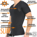 Insta Slim I.S.Pro USA Compression W/Power Mesh Compression Side & Back Panel Shirt VS2307, Irvine, California, CA