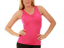 InstantFigure Activewear Compression Hi-Back Shirred Tank Top - WA40011, Johnson City, Tennessee, TN
