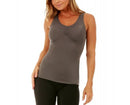 InstantFigure Activewear Compression Hi-Back Shirred Tank Top - WA40011, Elyria, Ohio, OH