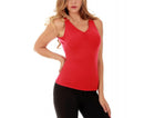 InstantFigure Activewear Compression Hi-Back Shirred Tank Top - WA40011, Leavenworth, Kansas, KS