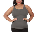 InstantFigure Curvy Plus Size Casual Scoop Neck Tank Top 168021C, Muncie, Indiana, IN