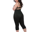 InstantFigure Plus Size Hi-Waist Double Control Capri Leggings WPL017C, Los Angeles, California, CA