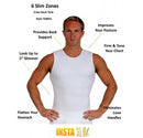 Insta Slim Big & Tall Compression Sleeveless Crew Neck Tank TS00N1BT, Renton, Washington, WA