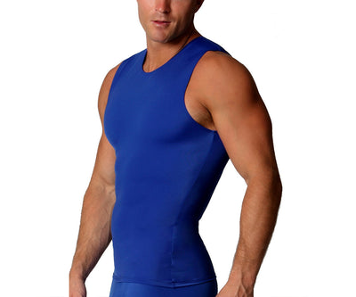 Insta Slim I.S.Pro USA Activewear Compression Sleeveless Crew Neck Tank-TA00N1