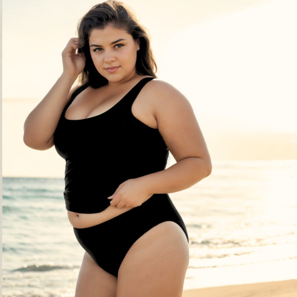 InstantFigure Plus Size Swimwear Hipster Bottoms 13216BC