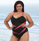 InstantFigure Two-Tone One Piece Swimsuit 13306P