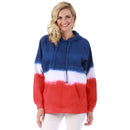 American Flag Unisex Pullover Tie Dye Hoodie - 155008