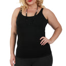 InstantFigure Curvy Plus Size Casual Scoop Neck Tank Top 168021C