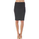 InstantFigure Short Pencil Skirt with Elastic Waist 168024