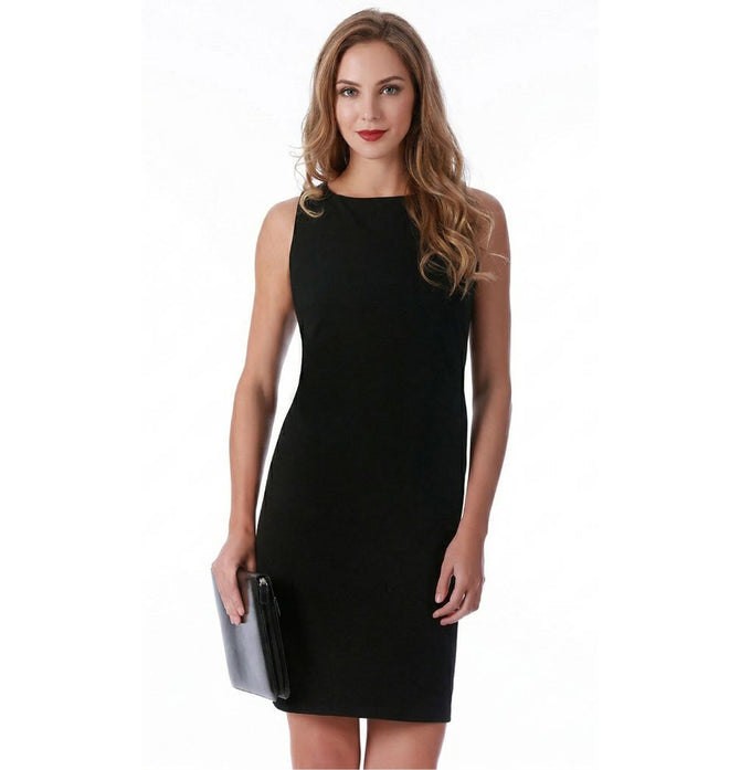 InstantFigure Short Sleeveless Boatneck Dress 16814M