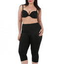 InstantFigure Curvy Plus Size women Cropped Leggings 16804MC