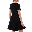 InstantFigure Short V-neck flared skirt Panel dress 16808M, Detroit, Michigan, MI